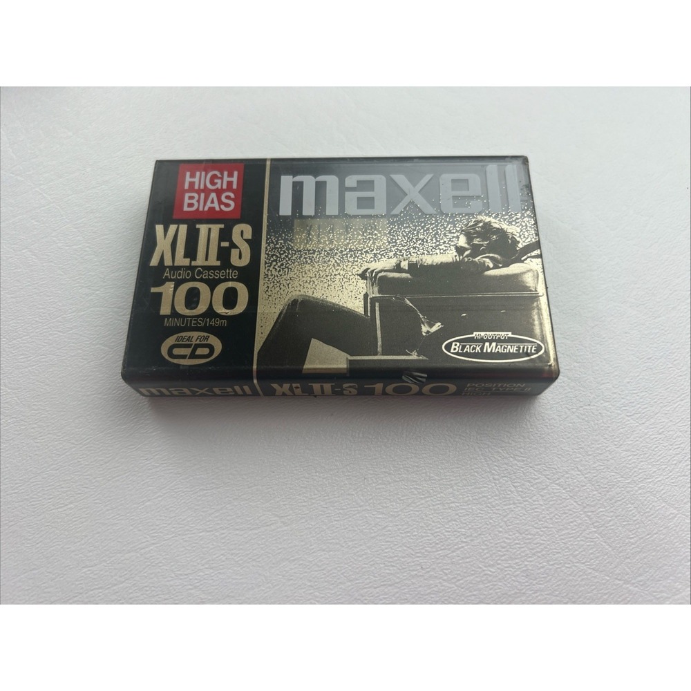 Maxell High Bias XLII-S 100 Minute Audio Cassette - NEW SEALED Made In Japan